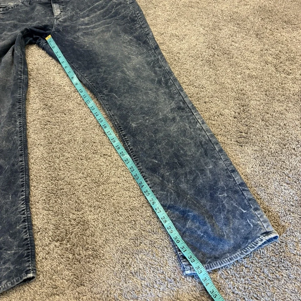 True Religion Ricky Jeans Y2K Relaxed Straight Wide Leg Acid Wash Stretch 42X33